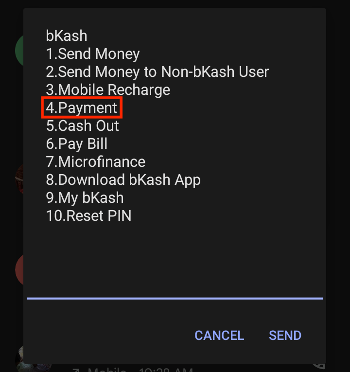 Bkash App Payment Flow